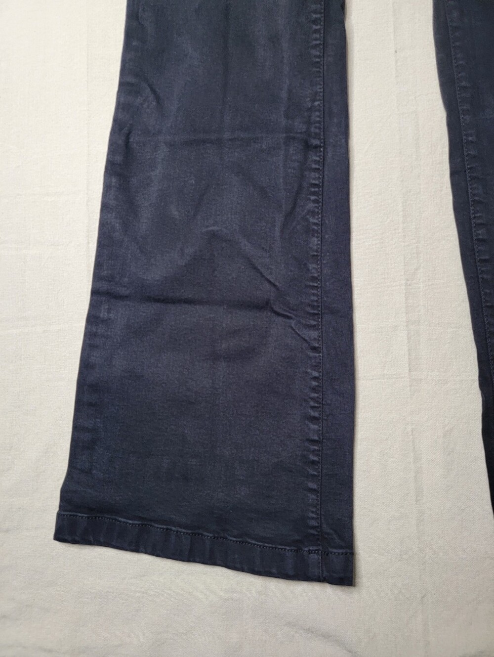 INC Denim Sculpting Fit Flare Jeans Black Size 14/32 Stretch Y2K Grunge Alt - Picture 5 of 16